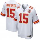 Kansas City Chiefs #15 Patrick Mahomes White Game Jersey Free Shipping