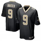 New Orleans Saint #9 Drew Brees Black Team Color Game Jersey Free Shipping