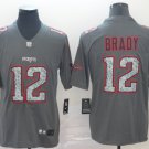 New England Patriots #12 Tom Brady Gray Static Limited Jersey Free Shipping