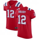 New England Patriots #12 Tom Brady Red Alternate Jersey Free Shipping