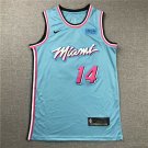 Tyler Herro #14 Miami Heat Basketball NBA Jersey Stitched Blue City Edition Free Shipping