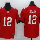 Men's Tampa Bay Buccaneers Tom Brady #12 Red NFL Jersey Free Shipping