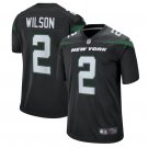 Men's New York Jets Zach Wilson Black Alternate 2021 NFL Draft First Round Pick Game Jersey