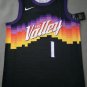 Phoenix Suns Devin Booker #1 City Edition Swingman Jersey Black Free Shipping