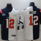 Men's Tampa Bay Buccaneers Tom Brady #12 Blue and White NFL Jersey