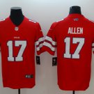 Men's Buffalo Bills Josh Allen #17 Red Alternate Game Player NFL Jersey S- 3XL