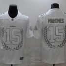Kansas City Chiefs #15 Patrick Mahomes White Commemorative Edition Vapor Untouchable Limited Jersey