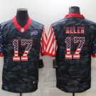 Buffalo Bills #17 Josh Allen USA Flag Camo Elite NFL Jersey Free Shipping