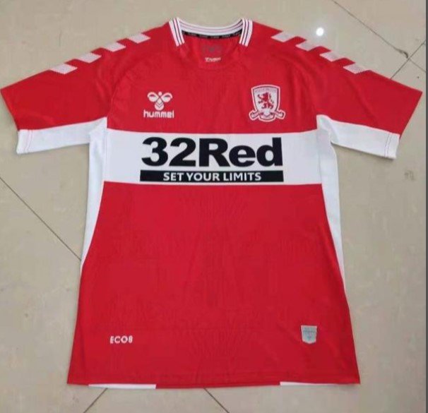 Middlesbrough Men's Home Jersey 2021 2022 Football Soccer Shirt Free Shipping