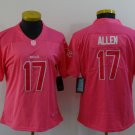Buffalo Bills Josh Allen #17 Pink Rush Fashion NFL Jersey S- 3XL