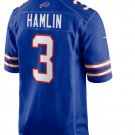Men's Damar Hamlin Buffalo Bills #3 NFL Jersey - Blue S - 3XL