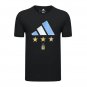 Argentina adidas World Cup 2022 Winners T-Shirt - Black