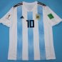 Argentina 2018 FIFA World Cup Retro MESSI #10 Home Jersey Soccer Football Shirt S - 2XL