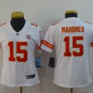 Women's Kansas City Chiefs #15 Patrick Mahomes White NFL Jersey S - 2XL