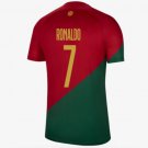 Portugal 2022 2023 RONALDO #7 Men's Stadium Home Jersey Soccer Football Shirt S - 3XL
