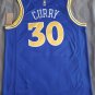 Golden State Warriors #30 Stephen Curry Throwback NBA Jersey Rush Blue S - 2XL