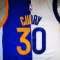 Golden State Warriors #30 Stephen Curry Split NBA Jersey Blue/White S - 2XL