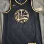 Golden State Warriors #30 Stephen Curry Black Gold Jersey Free Shipping