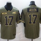 Men's Buffalo Bills #17 Josh Allen Olive 2021 Salute To Service Limited NFL  Jersey S - 3XL