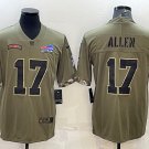 Men's Josh Allen Buffalo Bills 2022 Salute To Service Limited NFL Jersey S - 3XL