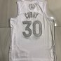 Golden State Warriors Stephen Curry #30 Men's MVP NBA Jersey - White/Silver  S - 2XL