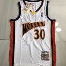 Golden State Warriors #30 Stephen Curry 2009-10 White Hardwood Classics Throwback NBA Jersey S- 2XL