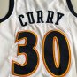Golden State Warriors #30 Stephen Curry 2009-10 White Hardwood Classics Throwback NBA Jersey S- 2XL