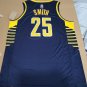 Men's Indiana Pacers #25 Smith Navy Blue 22/23 Swingman Stitched NBA Jersey S- 2XL