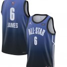 Men's LeBron James #6 Blue 2023 NBA All-Star Game Swingman NBA Jersey S-2XL