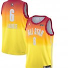 Men's LeBron James #6 2023 All Star Orange NBA Jersey S - 2XL