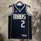 Men's Dallas Mavericks Kyrie Irving #2 Navy NBA Jersey - Statement Edition S-2XL