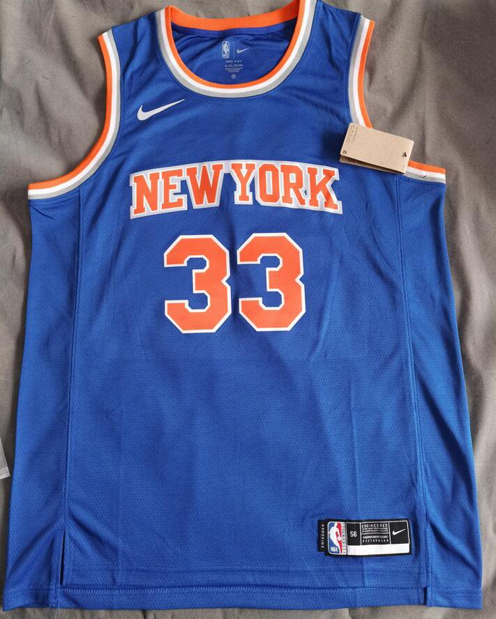 Men's New York Knicks Patrick Ewing #33 Swingman NBA Jersey S-2XL