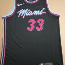 Men's #33 Alonzo Mourning Miami Heat Black NBA City Jersey S-2XL