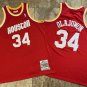 Men's Houston Rockets Hakeem Olajuwon Mitchell & Ness Red 1993-94 Hardwood Classics Swingman Jersey