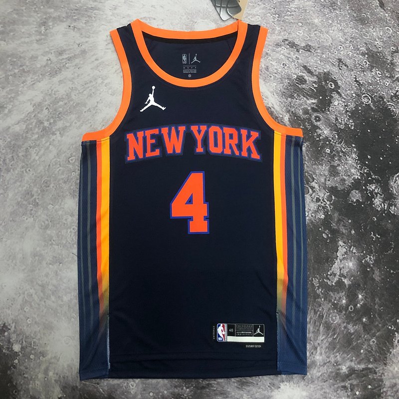 Men's New York Knicks #4 Derrek Rose 22/23 NBA Statement Jersey S-2XL