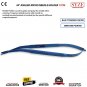 Castroviejo Needle Holder With Lock Curved Dentist Instrument Ophthalmic Blue