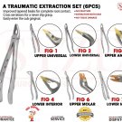 Dental Atraumatic Tooth Surgical Extraction Forceps For Upper & Lower Molars CE