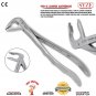 Dental Atraumatic Tooth Surgical Extraction Forceps For Upper & Lower Molars CE