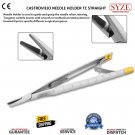 Surgical Castroviejo Needle Holder TC Straight Suture Forceps Needle Driver CE