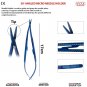 Needle Holder Micro 30" Angled Castroviejo Suture Forceps 3PCS Surgical Tools CE