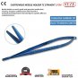 17CM Castroviejo Needle Holder Blue Titanium Coated Forceps Suturing Instruments