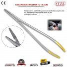 Dental Surgical Castroviejo Needle Holder Crile Needle Holder Mathieu Needle holderTC 18.5CM
