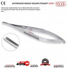 Suture Needle Holder Dental Castroviejo Needle Holder Straight 14CM Flat Tip