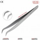 L Shaped Volume Tweezers Molar Bonding Bracket Placing Removing Forceps Tools CE