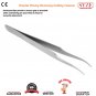 L Shaped Volume Tweezers Molar Bonding Bracket Placing Removing Forceps Tools CE