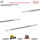 Plastic Amalgam Filling Instruments Dental Composite Double Ended Scaler 6mm CE