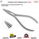 Loop and Contouring Hollow Chop Pliers German Dull Japan Steel