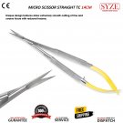 Castroviejo Micro Scissors Straigth SURGICAL DENTAL EYE INSTRUMENTS SYZE UK