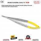 Micro Scissors Curved TC Castroviejo Spring Suture Scissors Micro surgical Dental Instrument