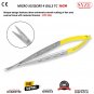 Micro Scissors Curved TC Castroviejo Spring Suture Scissors Micro surgical Dental Instrument